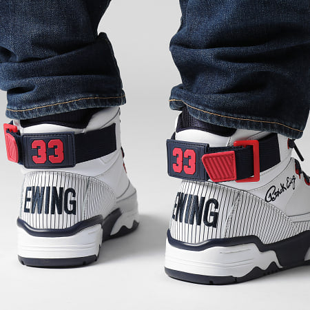 33 Hi x Bronx White/Navy/Red