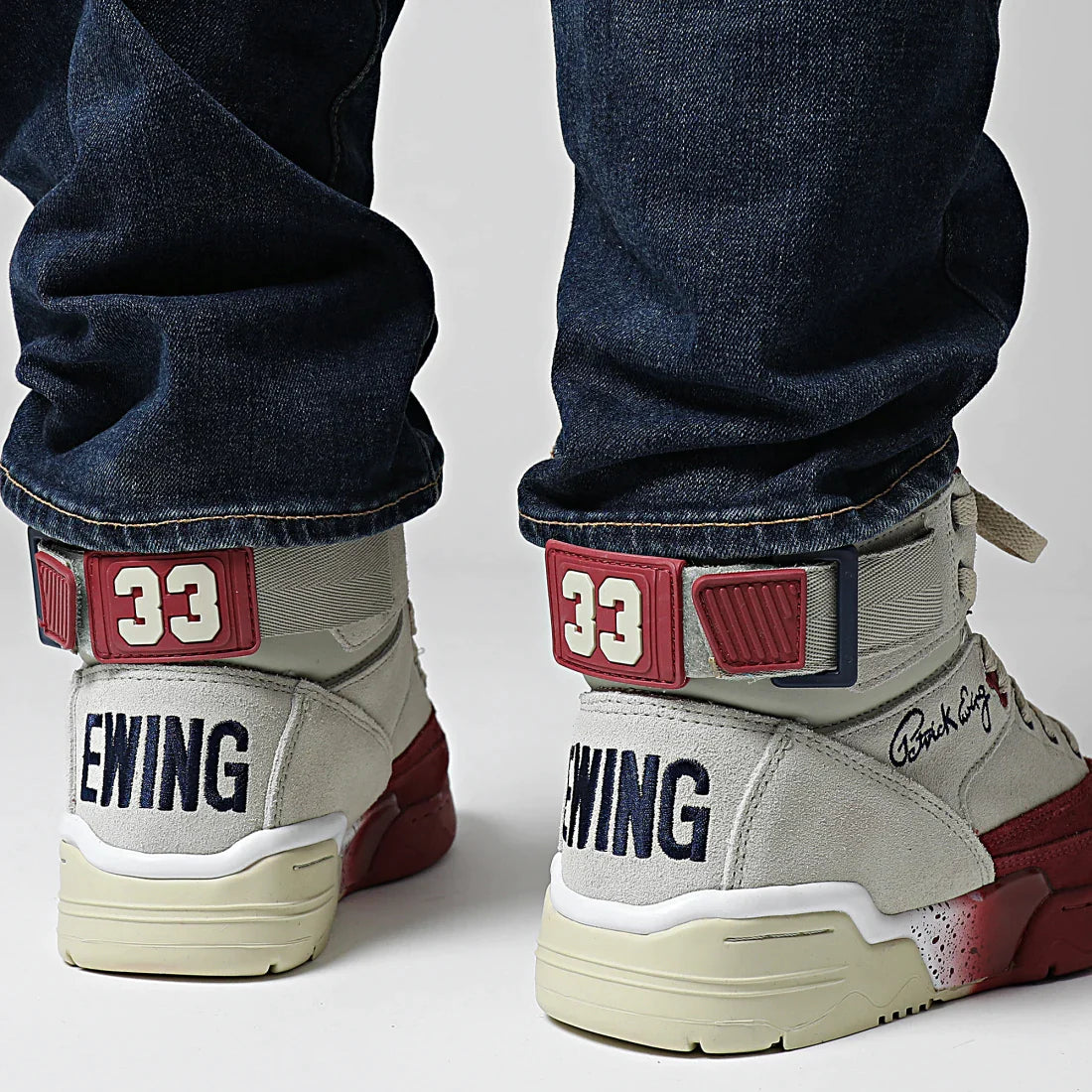 33 Hi Cream/Burgundy