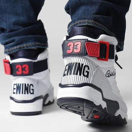 33 Hi x Bronx White/Navy/Red